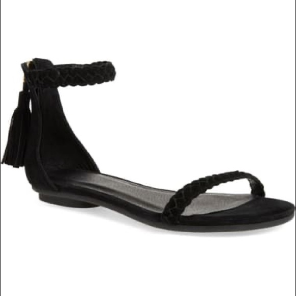 Joie Amina Bare Braided Tassel Sandals